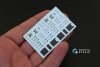 Quinta Studio QD48112 F-15I 3D-Printed & coloured Interior on decal paper (for GWH kit) 1/48